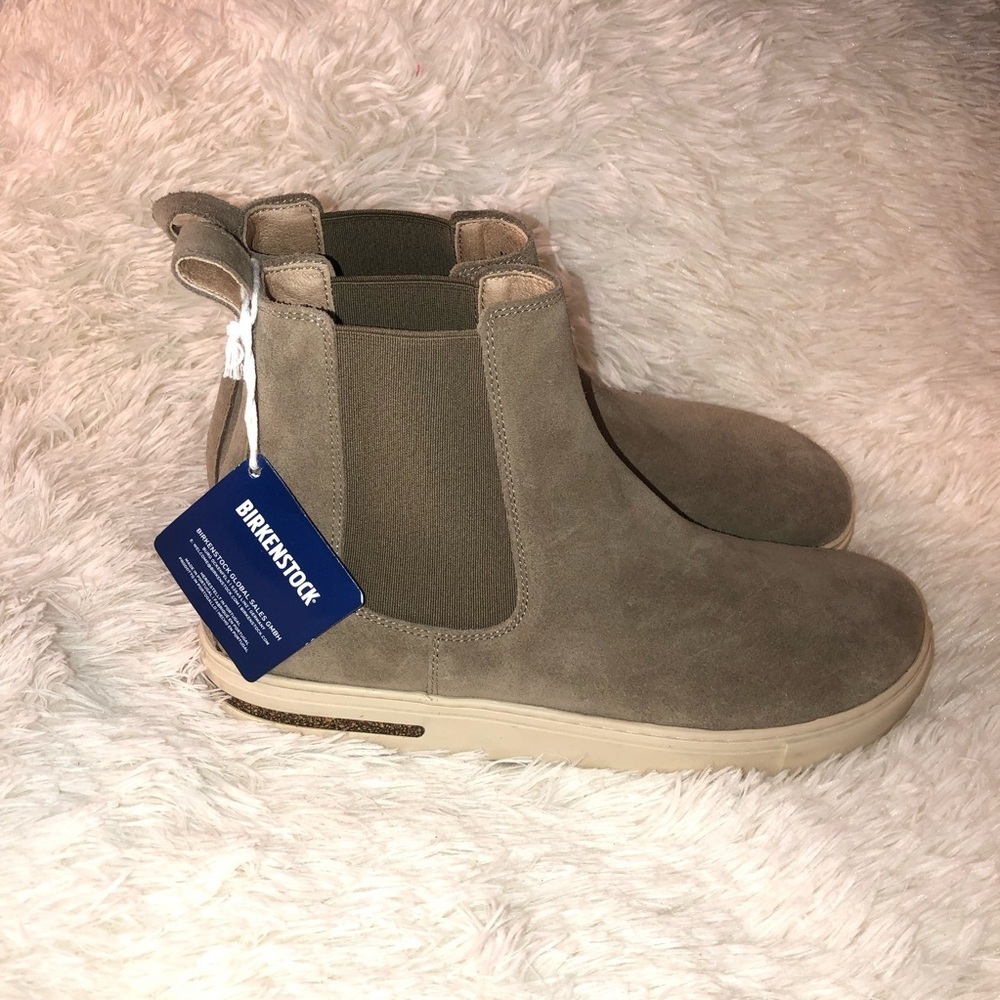 Birkenstock Beige Slip-On Footwear NWT size 37 6-6.5 - Picture 4 of 15
